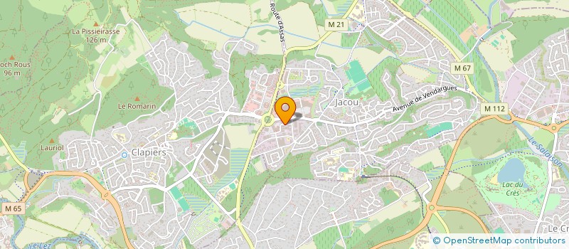 localisation de l'entreprise DIET FORME  JACOU