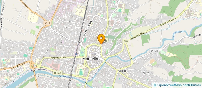 localisation de l'entreprise DIET'PLUS  MONTELIMAR