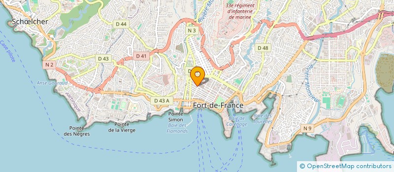 localisation de l'entreprise DIET RAPIDE COMPANY à FORT DE FRANCE