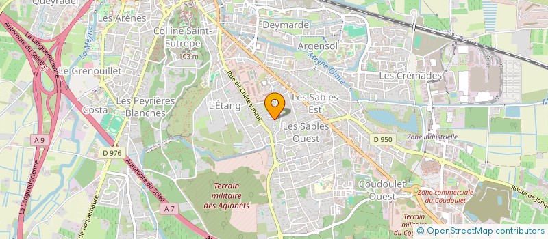 localisation de l'entreprise DIET SPORT 13  ORANGE