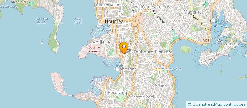 localisation de l'entreprise DIET' TONIC à NOUMEA