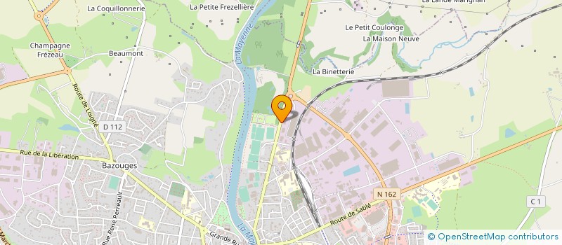 localisation de l'entreprise DIETAGRO à CHATEAU-GONTIER-SUR-MAYENNE