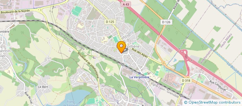 localisation de l'entreprise DIETDEDINGUE à LA VERPILLIERE