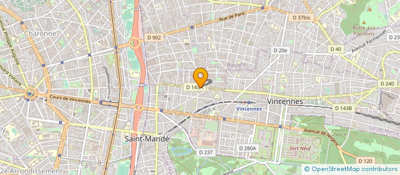 localisation de l'entreprise DIETEMIX à MONTREUIL