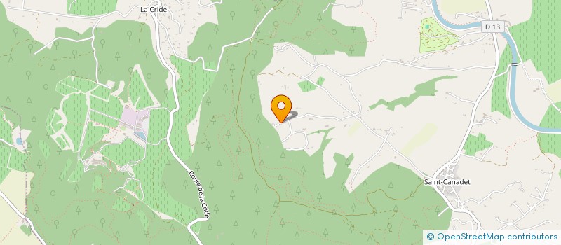 localisation de l'entreprise DIETETIC PRESTATIONS  LE PUY-SAINTE-REPARADE