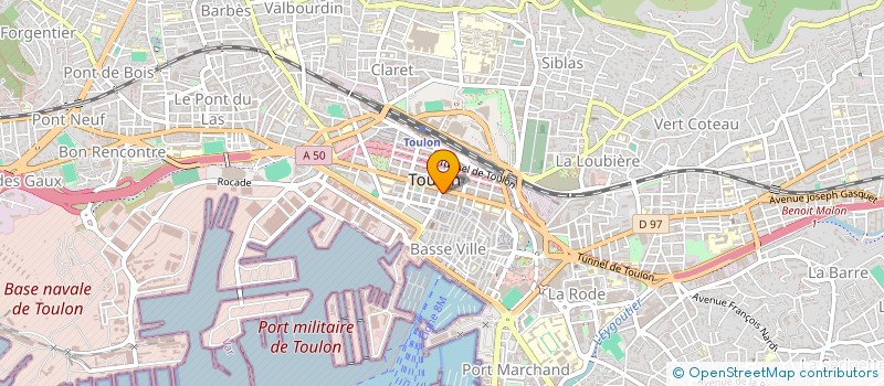 localisation de l'entreprise DIETETIQUE DISTRIBUTION CONSEILS  TOULON