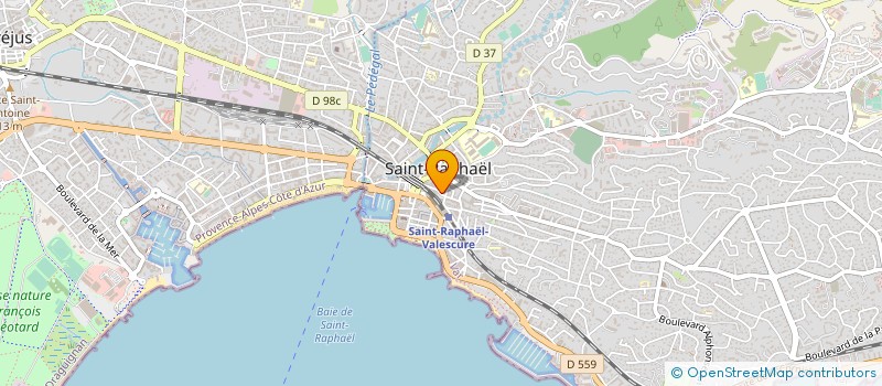 localisation de l'entreprise DIETETIQUE ET SANTE à SAINT-RAPHAEL