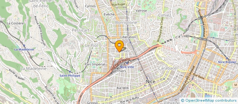 localisation de l'entreprise DIETETIQUE MALAUSSENA  NICE