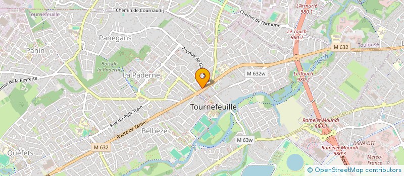 localisation de l'entreprise DIETHARMONY à TOURNEFEUILLE