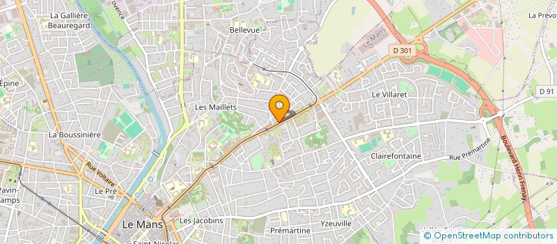 localisation de l'entreprise DIETLEMANS  LE MANS