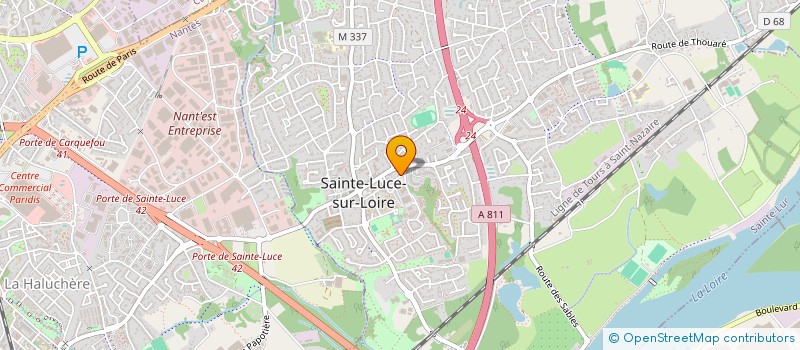 localisation de l'entreprise DIETLIN ET ROBINE à SAINTE-LUCE-SUR-LOIRE