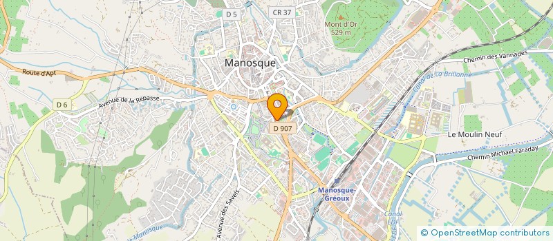 localisation de l'entreprise DIETMINCEUR à MANOSQUE
