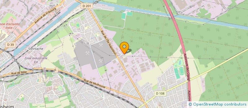 localisation de l'entreprise DIETRICH ET FILS à RIXHEIM