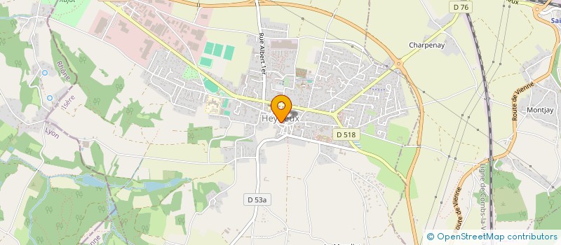 localisation de l'entreprise DIETRICH LMNP  HEYRIEUX