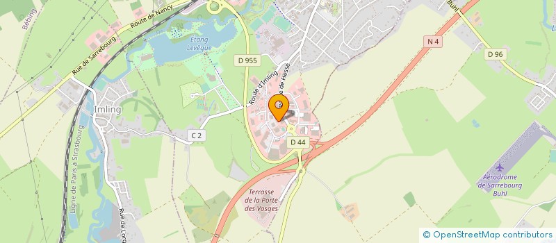 localisation de l'entreprise DIETRICH VEHICULES à SARREBOURG