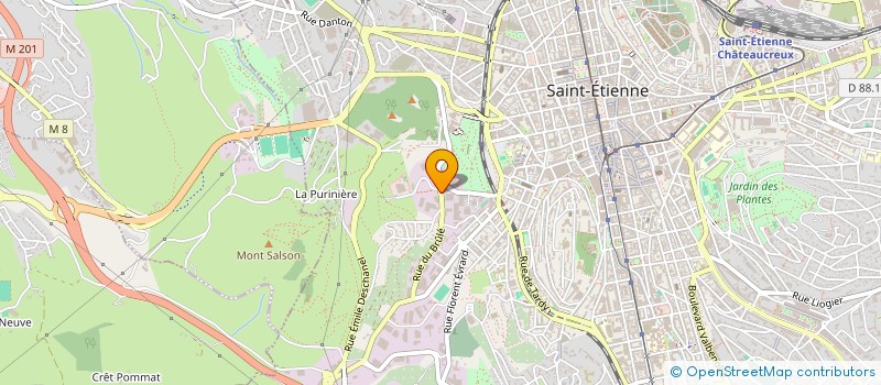 localisation de l'entreprise DIETZ HUPPE COINTOT DHC à SAINT-ETIENNE