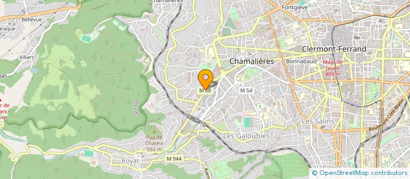 localisation de l'entreprise DIETZ INVESTISSEMENT  CHAMALIERES