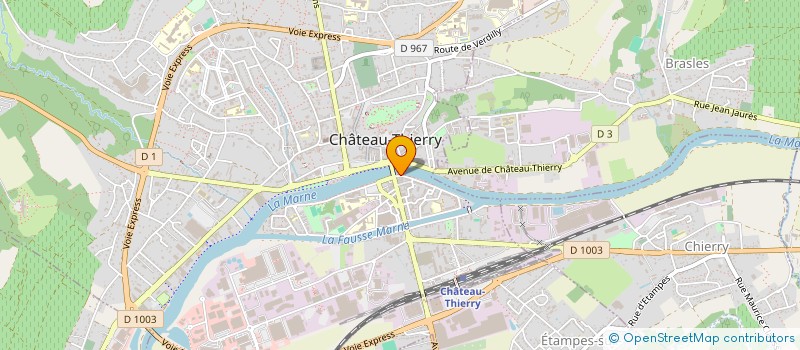 localisation de l'entreprise DIEU à CHATEAU-THIERRY