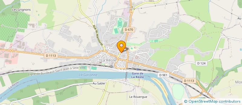 localisation de l'entreprise DIEU & CO  LA REOLE