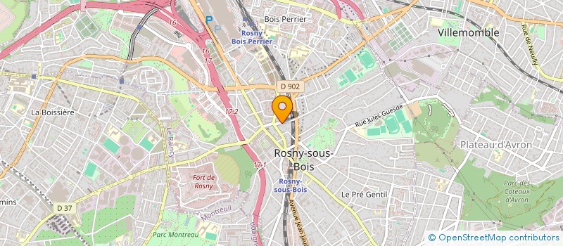 localisation de l'entreprise DIEU DEVANT à ROSNY-SOUS-BOIS