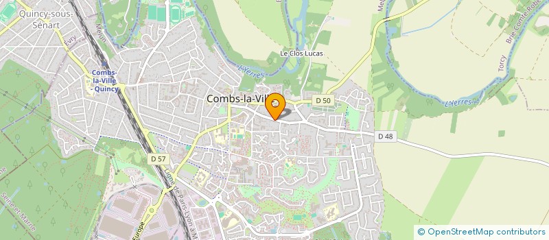 localisation de l'entreprise DIEU-GUIDE  COMBS-LA-VILLE