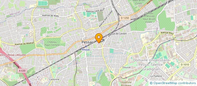 localisation de l'entreprise DIEUAIDE  PESSAC