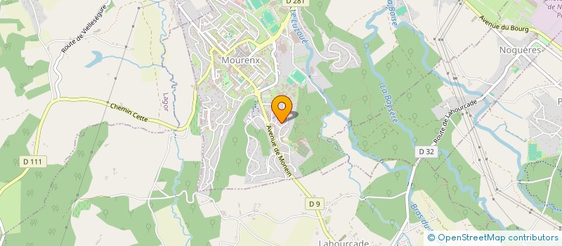 localisation de l'entreprise DIEUDONAT LOCATION  MOURENX