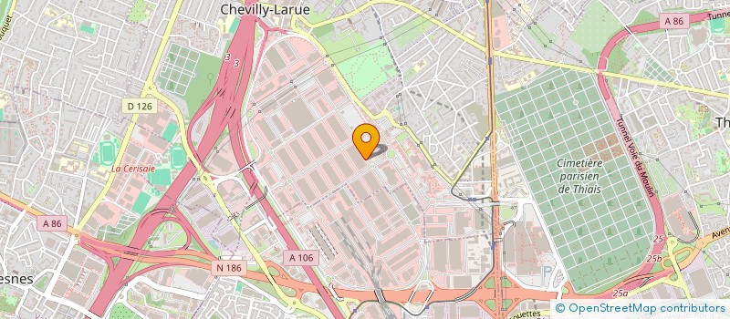 localisation de l'entreprise DIEUDONNE  CHEVILLY-LARUE