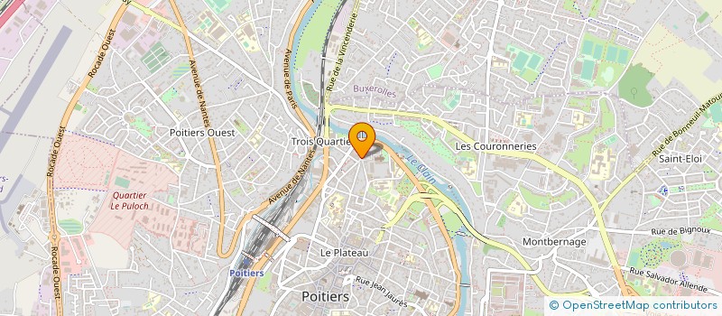 localisation de l'entreprise DIEUFE DIEULE  POITIERS