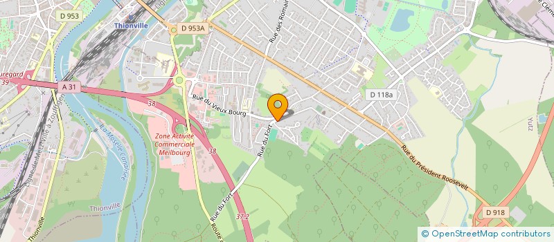 localisation de l'entreprise DIEULOT  YUTZ