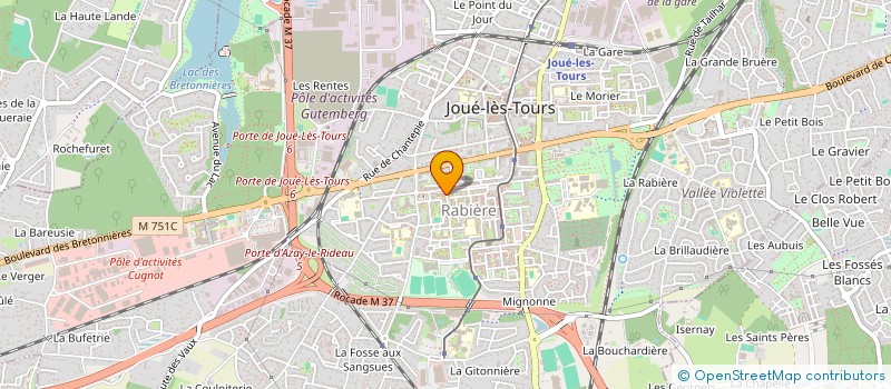 localisation de l'entreprise DIEUVILLA SOCIETE ELEC  JOUE-LES-TOURS