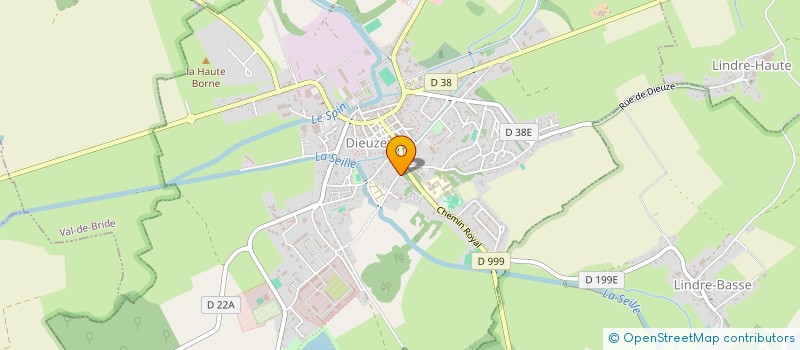 localisation de l'entreprise DIEUZE PROJETS D'ENERGIE ET D'EAU MINERALE  DIEUZE