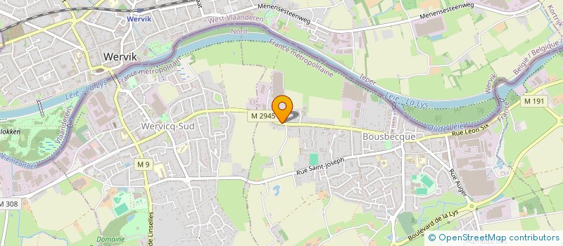 localisation de l'entreprise DIEXCO VAL DE LYS  BOUSBECQUE