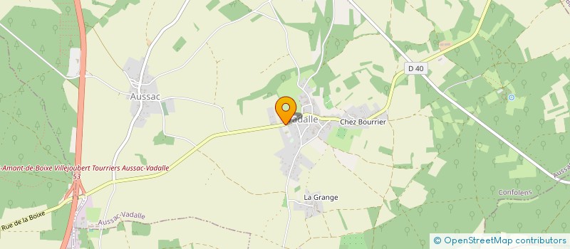 localisation de l'entreprise DIEYE INVESTMENTS à AUSSAC-VADALLE