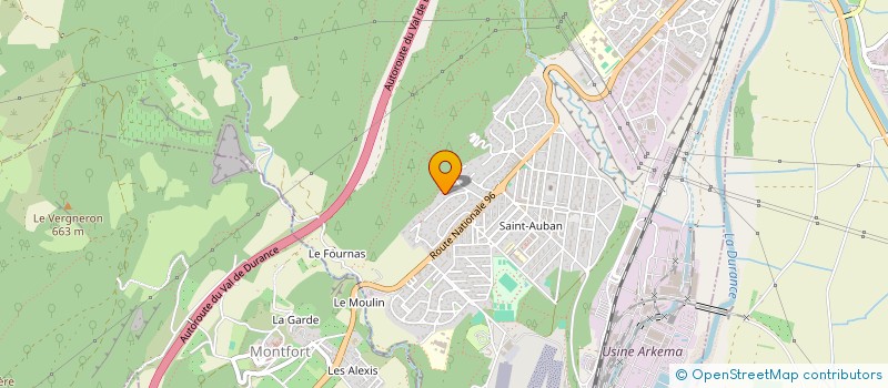 localisation de l'entreprise DIEZ  CHATEAU-ARNOUX-SAINT-AUBAN