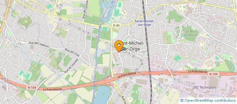 localisation de l'entreprise DIEZ TRANSPORT à SAINT-MICHEL-SUR-ORGE