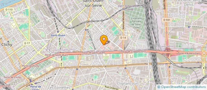 localisation de l'entreprise DIEZON COMPAGNY à SAINT-OUEN-SUR-SEINE