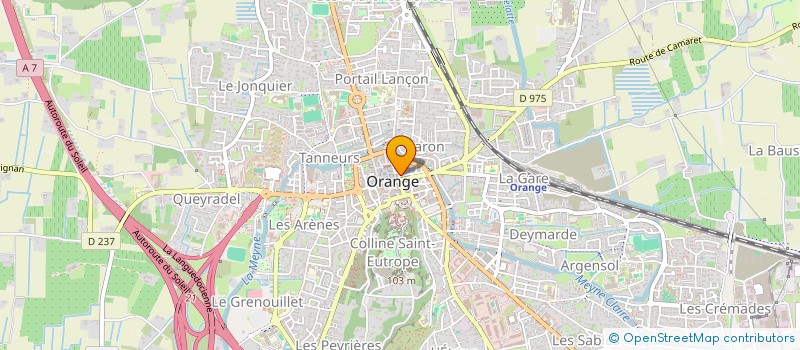localisation de l'entreprise DIF à ORANGE