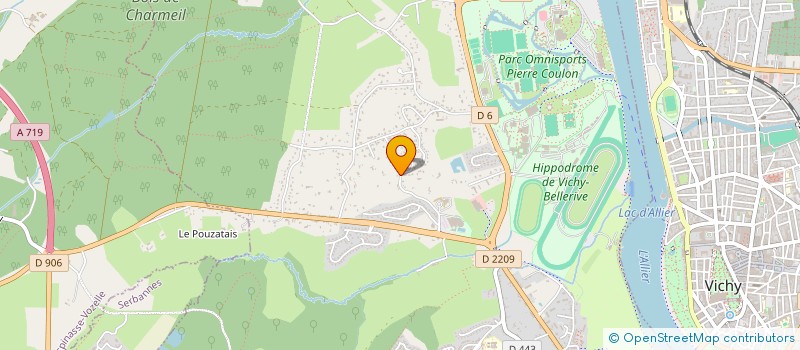 localisation de l'entreprise DIF PRODUCTIONS à BELLERIVE-SUR-ALLIER