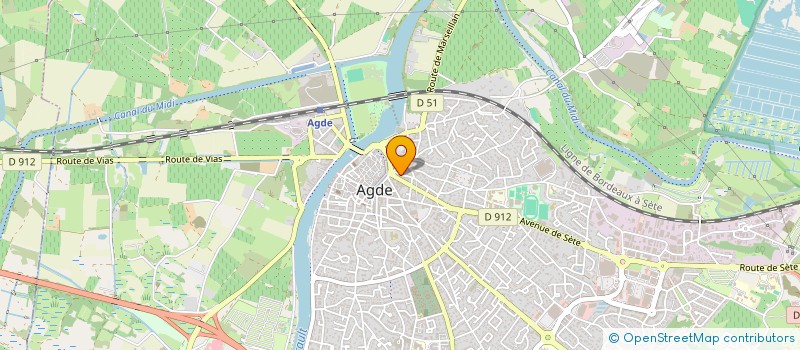 localisation de l'entreprise DIFA à AGDE