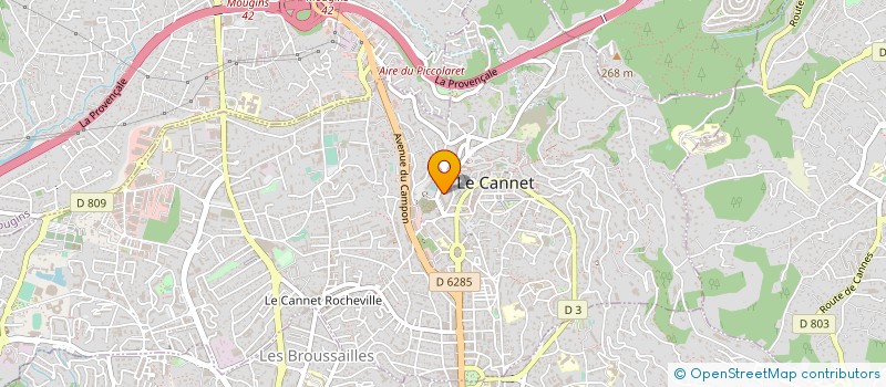 localisation de l'entreprise DIFA LA RENAISSANCE à MANDELIEU-LA-NAPOULE