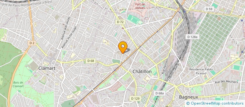 localisation de l'entreprise DIFABAT à CHATILLON