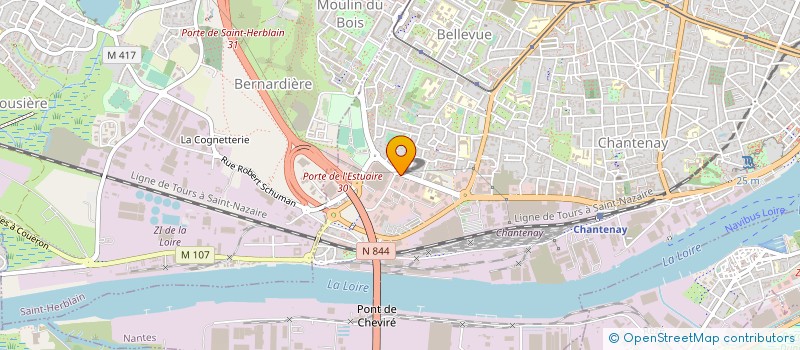 localisation de l'entreprise DIFAC à NANTES