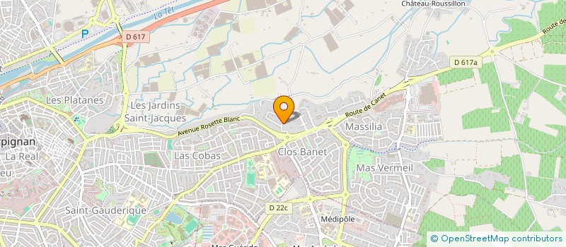 localisation de l'entreprise DIFAE  PERPIGNAN