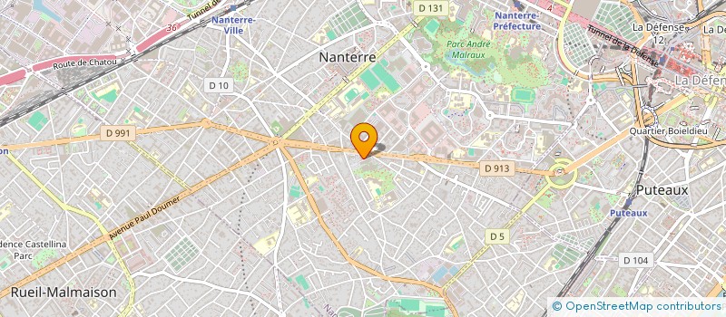 localisation de l'entreprise DIFAGS  NANTERRE