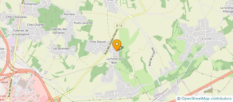 localisation de l'entreprise DIFALTECH à CHAMPNIERS