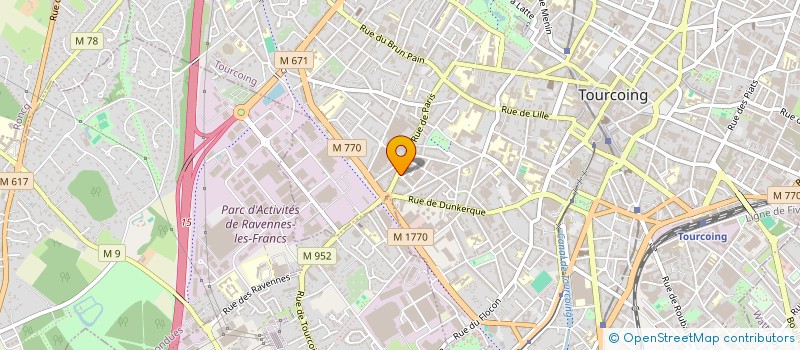 localisation de l'entreprise DIFANOR INTERNATIONAL SA  TOURCOING