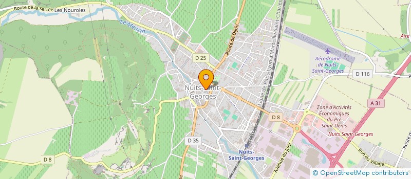 localisation de l'entreprise DIFANTO à NUITS-SAINT-GEORGES