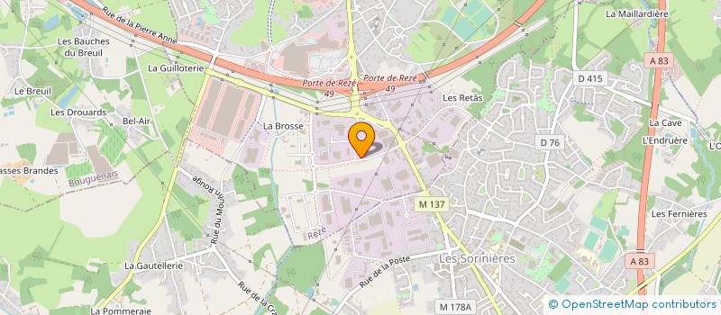 localisation de l'entreprise DIFATLANTIC à REZE