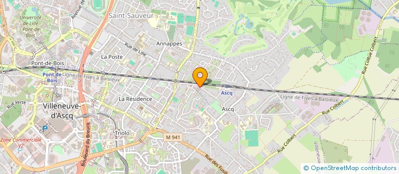 localisation de l'entreprise DIFCOM à VILLENEUVE-D'ASCQ